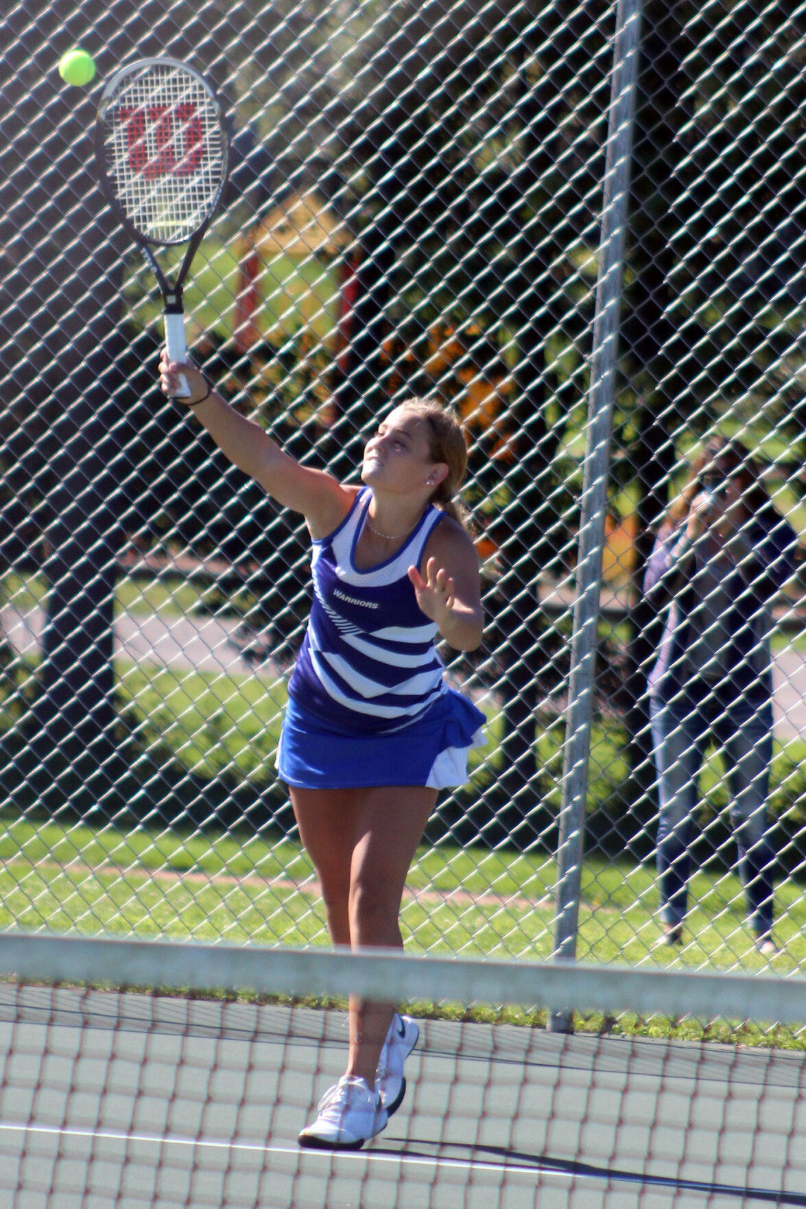 Rice Lake girls tennis at Barron 8-29-20